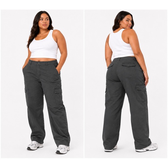 Sonoma Goods For Life Pants - Sonoma Cargo Pants Womens 14 Olive Green Stretch Utility Multi Pocket Gorpcore